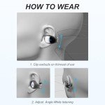 Lightweight Open Ear Wireless Earbuds for Workouts