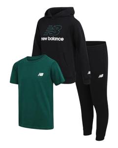 New Balance Boys 3-Piece Jogger Set - Size 8