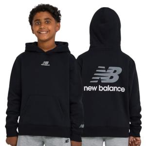 New Balance Boys Classic Fleece Hoodie Black