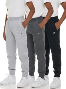 New Balance Boys Fleece Jogger 3 Pack Kids Sweatpants