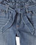 Girls' Denim Joggers - Serna Wash, Size 6 7