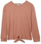 Kids' Long Sleeve Tie Front Top - Cinnamon