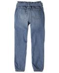 Girls' Denim Joggers - Serna Wash, Size 6 7