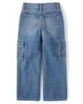 Girls' Baggy Jeans - Orchard Wash Cargo, Size 6