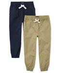 Boys Stretch Pull-On Jogger Pants 2 Pack