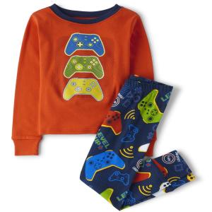 Boys' Gamer Cotton Pajama Set, 2 Pieces