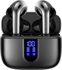 TAGRY True Wireless Bluetooth Earbuds with LED Display