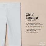 Amazon Essentials Girls' Black Leggings, 3-Pack, XL