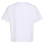 adidas Girls' Drop Shoulder Graphic Tee, White