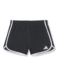 adidas Girls' Black Pacer Woven Shorts
