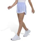 adidas Girls' Retro Woven Gym Shorts, Purple XL