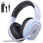Gvyugke Wireless Gaming Headsets with Noise Canceling Mic