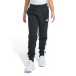 adidas Girls Black Fleece 3-Stripe Jogger
