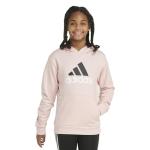Adidas Girls' Fleece Hooded Pullover, Sandy Pink