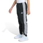 adidas Girls Black Fleece 3-Stripe Jogger