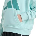 adidas Girls Colorblock Fleece Hoodie - Halo Mint