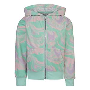 Hurley Girls' Mint Foam Zip Up Hoodie, L