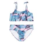 Hurley Girls Pink Palms Bikini Set, Medium