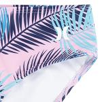Hurley Girls Pink Palms Bikini Set, Medium