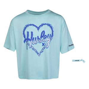 Hurley Girls Mint Candy Boxy Graphic Tee