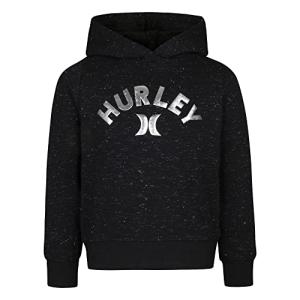Hurley Girls One and Only Hoodie, Black/Silver
