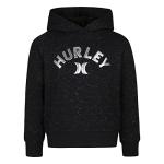 Hurley Girls One and Only Hoodie, Black/Silver