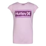 Hurley Girls' Arctic Pink Graphic T-Shirt, Medium