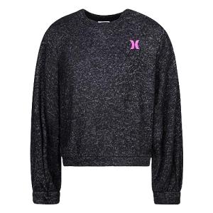 Hurley Girls Black Knit Long Sleeve Shirt