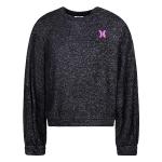 Hurley Girls Black Knit Long Sleeve Shirt