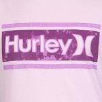 Hurley Girls' Arctic Pink Graphic T-Shirt, Medium
