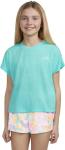 Hurley Girls' Soft Knit T-Shirt, Tropical Turquoise
