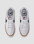 Nike Kids Court Legacy Sneakers, White/Black/Gum