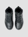 Nike Kids' Court Borough Mid 2 Shoes, Black