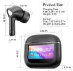 Wireless Bluetooth Earbuds with 50H Playtime & Mic