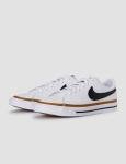 Nike Kids Court Legacy Sneakers, White/Black/Gum
