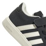 adidas Baby Grand Court 2.0 Sneakers, Black/White