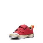 Clarks Toddler FoxingTorLo T Sneaker - Red
