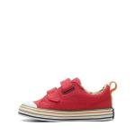 Clarks Toddler FoxingTorLo T Sneaker - Red