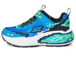 SKECHERS Kids Mega-Craft 4K Sneakers, Blue/Lime