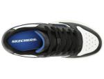 Skechers Boys' Quick Street Sneakers, Black/White, Size 13.5