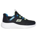 Skechers Kids Bounder Brisk-Burst Sneakers, Black/Blue/Lime