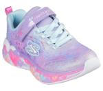 SKECHERS Girls Heart Lights Sneakers, Lavender