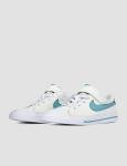 Nike Kids Court Legacy Sneakers, Sail/Denim Turquoise