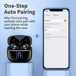 TAGRY True Wireless Bluetooth Earbuds with LED Display
