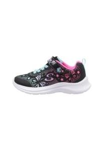 SKECHERS Girls Jumpsters 2.0 Sneakers, Black/Multi