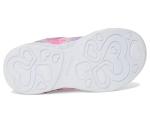 SKECHERS Girls Heart Lights Sneakers, Silver/Multi