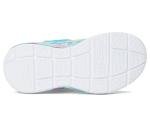 SKECHERS Girls Flower Friends Sneakers, Blue/Multi