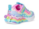 SKECHERS Girls Flower Friends Sneakers, Blue/Multi