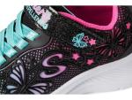 SKECHERS Girls Jumpsters 2.0 Sneakers, Black/Multi