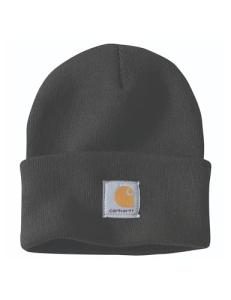 Carhartt Men's Black Knit Cuffed Beanie Hat